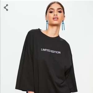 Missguided ‘Limited Edition’ T-shirt Dress